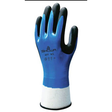 Cold protection glove with insulating lining 477